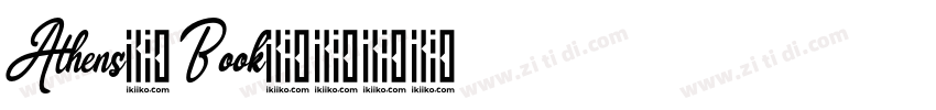 Athens Book字体转换